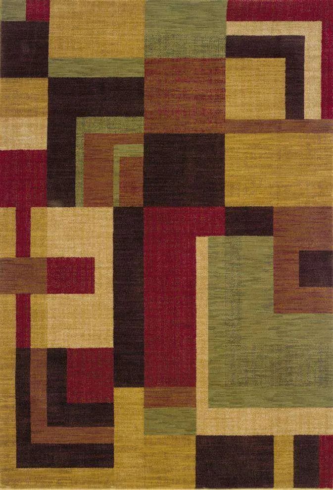 Allure 9A Red/ Gold Rug - Rug & Home