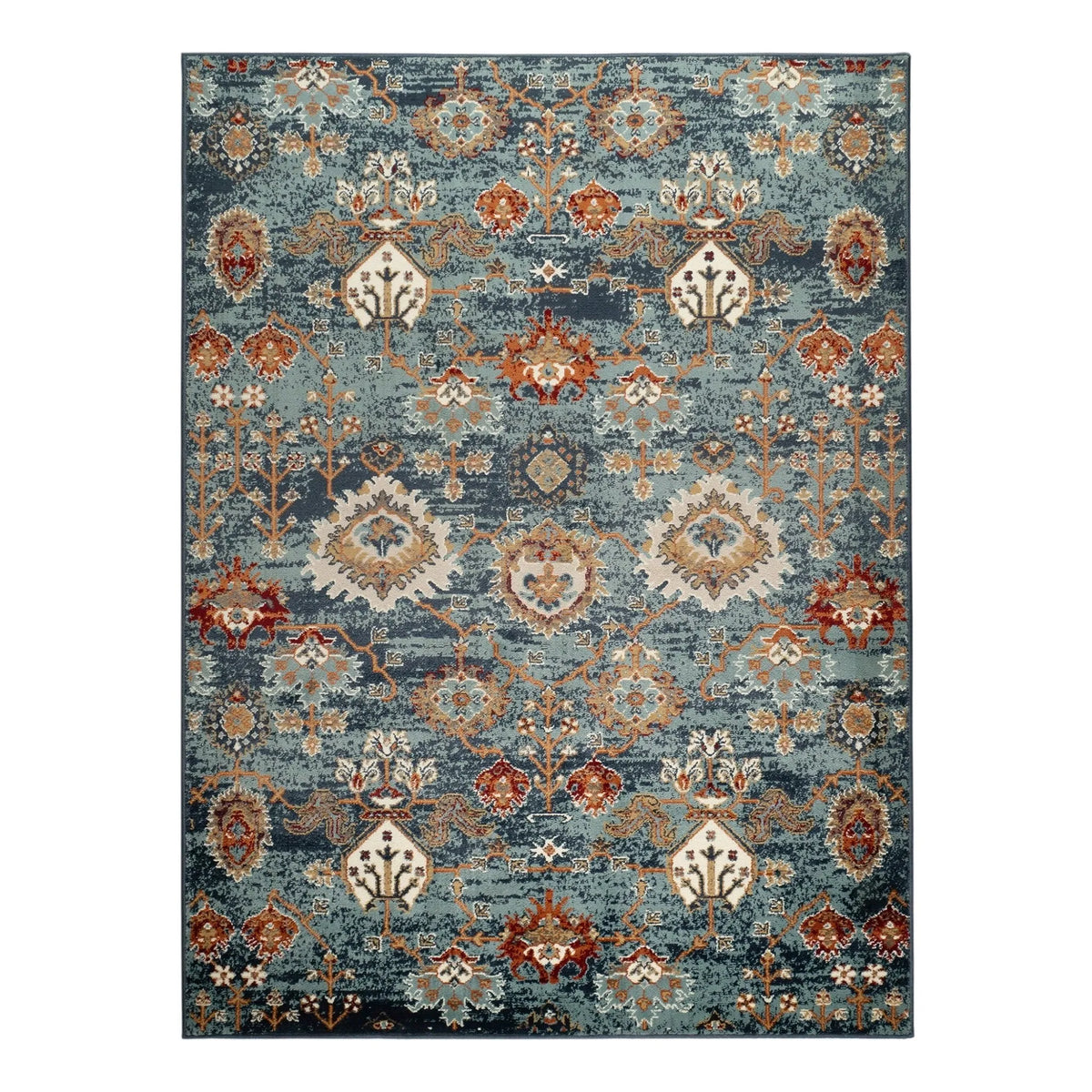 Allure ALU-10 Teal Rug - Rug & Home