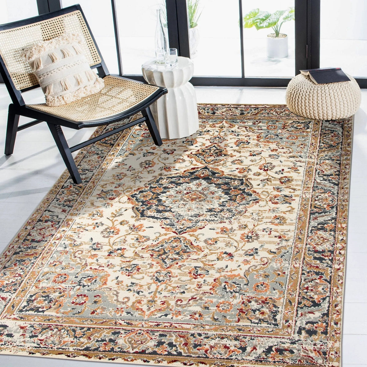 Allure ALU-3 Ivory Rug - Rug & Home