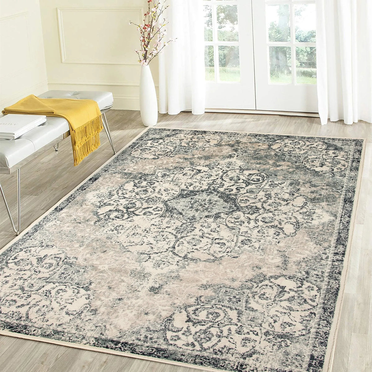 Allure ALU-6 Blue Rug - Rug & Home