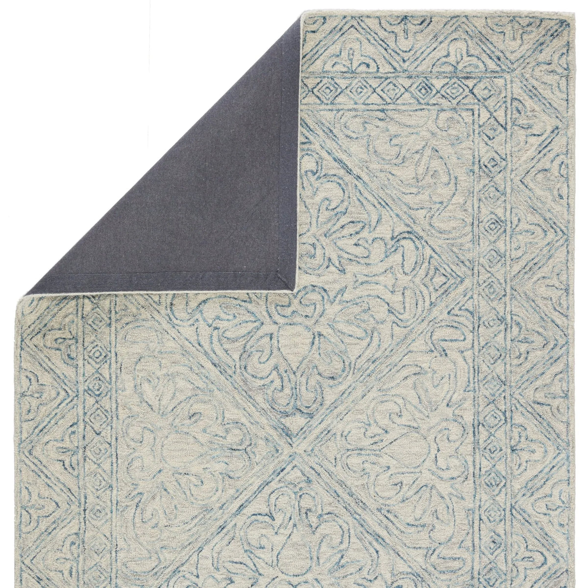 Almira Alr01 Carmen Blue/Light Gray Rug - Rug & Home