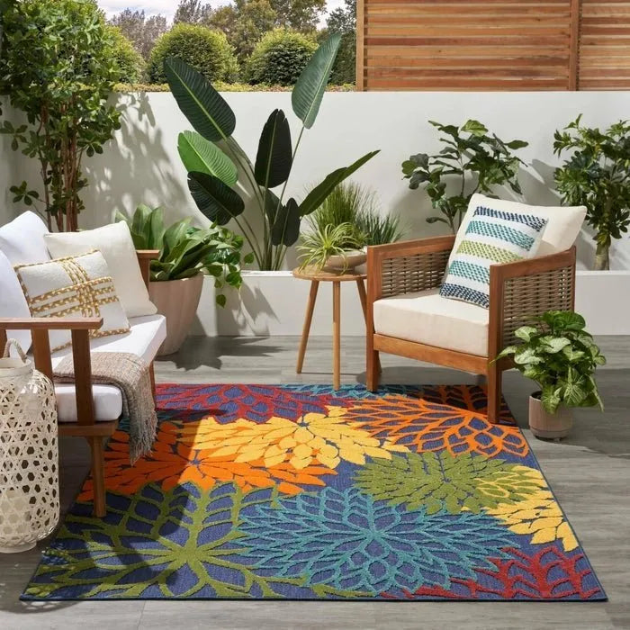 Aloha ALH05 Navy/Multi Area Rug
