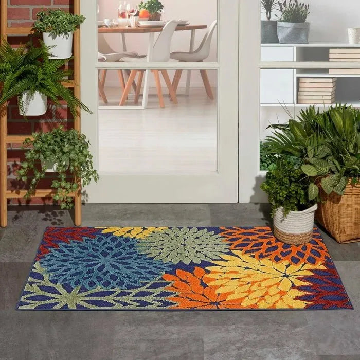 Aloha ALH05 Navy/Multi Area Rug