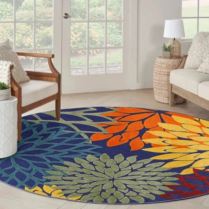 Aloha ALH05 Navy/Multi Area Rug