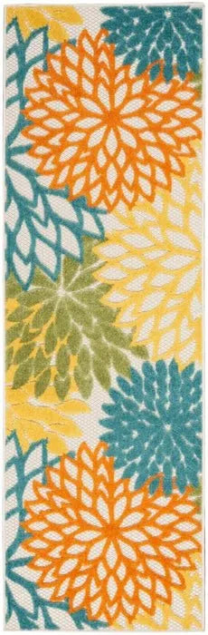 Aloha ALH05 Turquoise/Multi Area Rug - Rug & Home