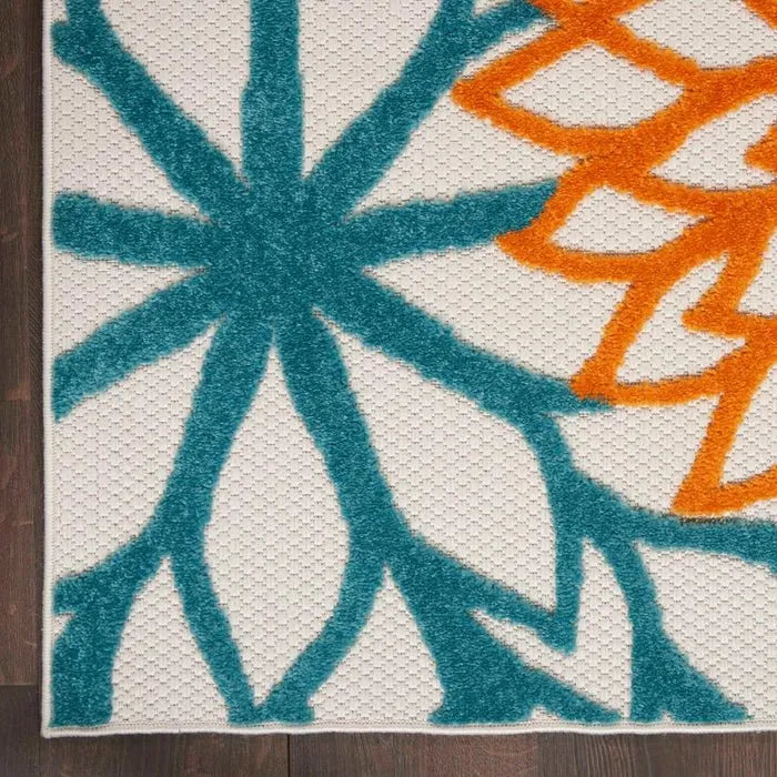 Aloha ALH05 Turquoise/Multi Area Rug - Rug & Home