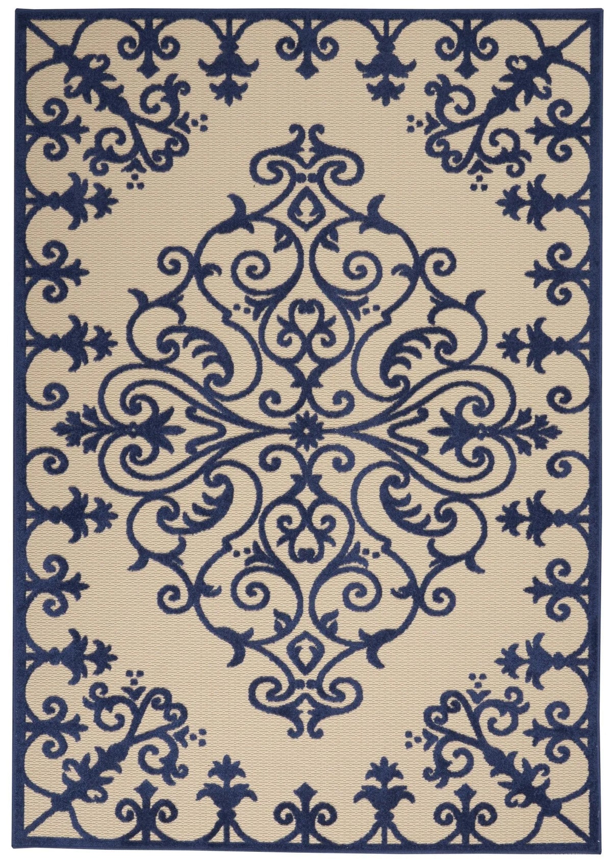 Aloha ALH12 Navy Rug - Rug & Home