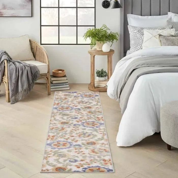 Aloha ALH17 Ivory/Blue Area Rug