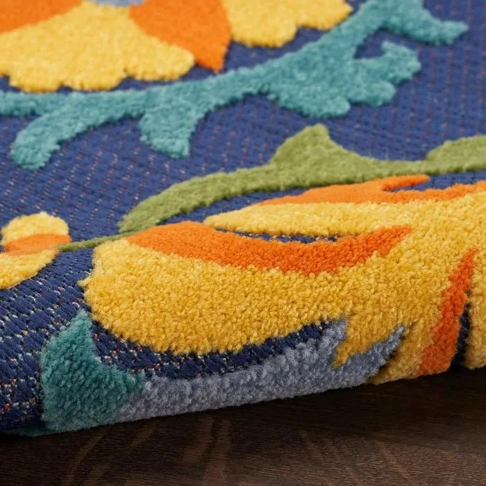 Aloha ALH17 Navy/Multi Area Rug