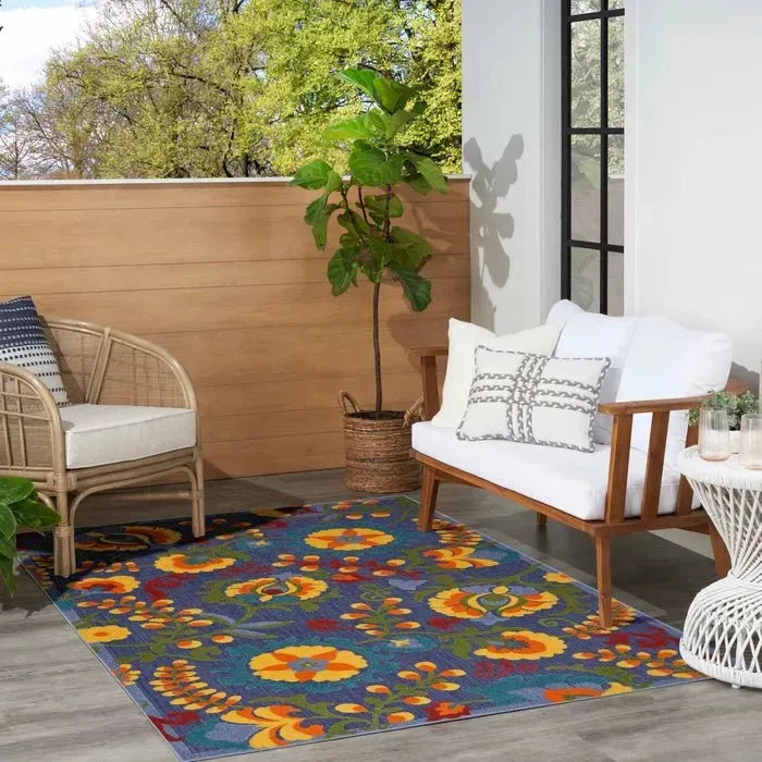 Aloha ALH17 Navy/Multi Area Rug