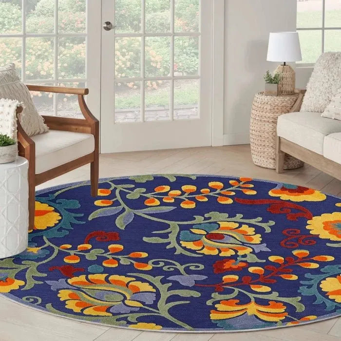 Aloha ALH17 Navy/Multi Area Rug