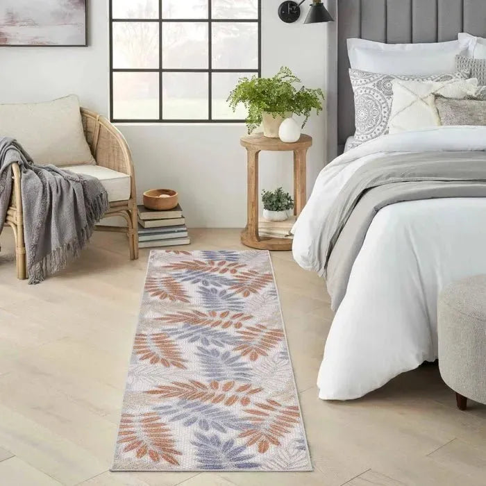 Aloha ALH18 Blue/Mocha Area Rug