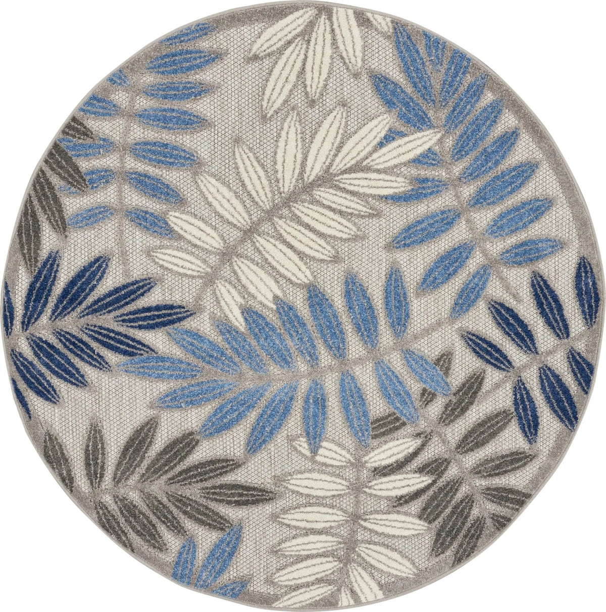 Aloha ALH18 Grey/Blue Rug - Rug & Home