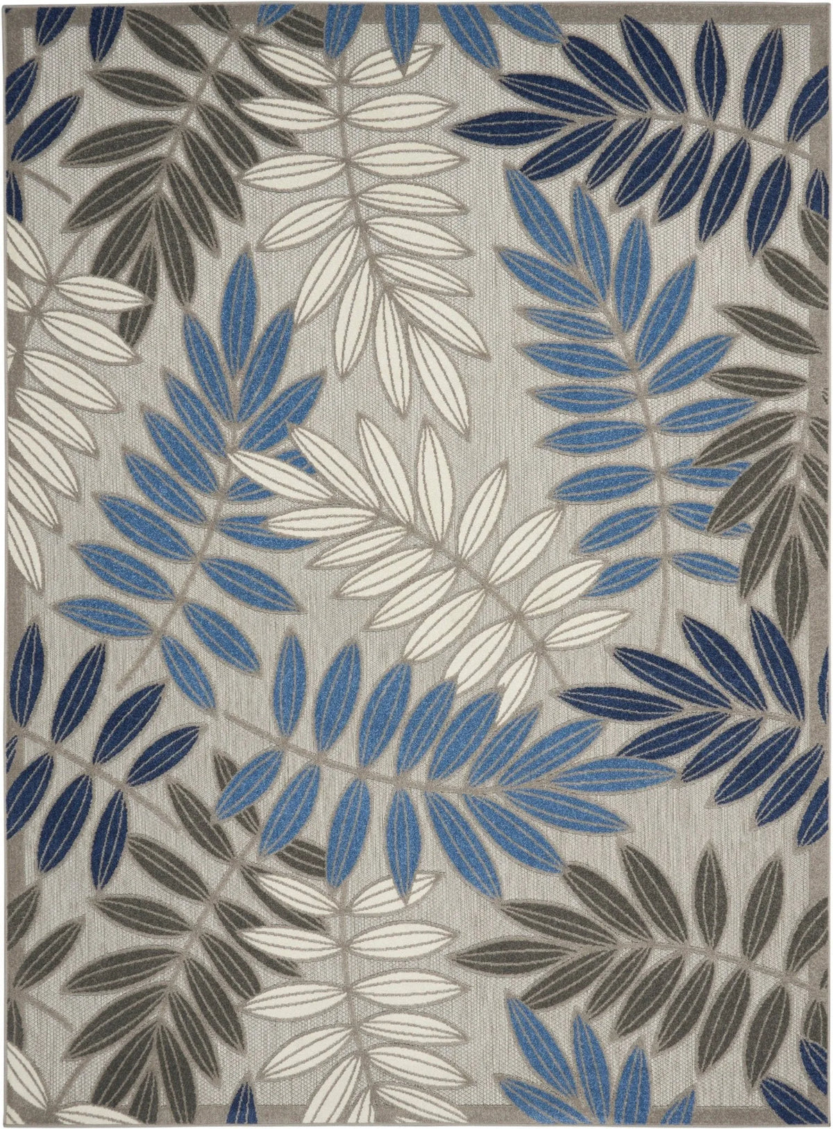 Aloha ALH18 Grey/Blue Rug - Rug & Home