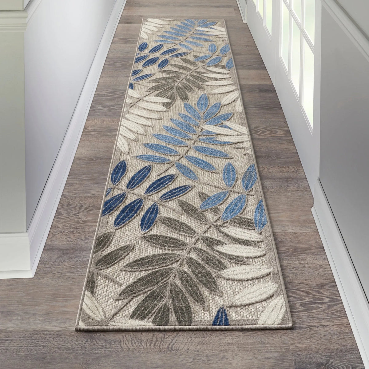 Aloha ALH18 Grey/Blue Rug - Rug & Home