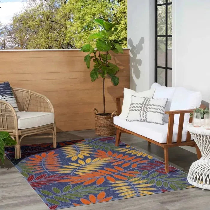 Aloha ALH18 Navy/Multi Area Rug