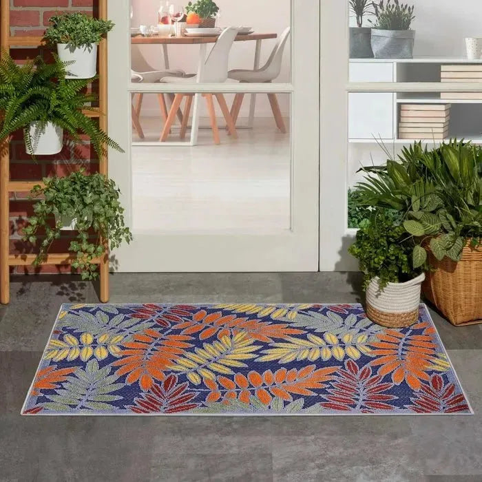 Aloha ALH18 Navy/Multi Area Rug