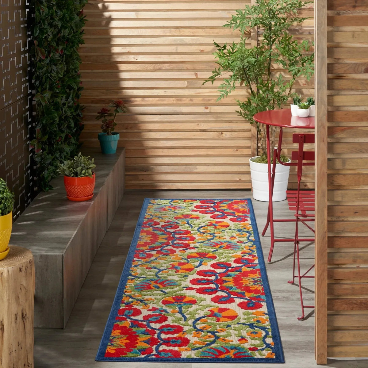 Aloha ALH20 Red/Multi Rug