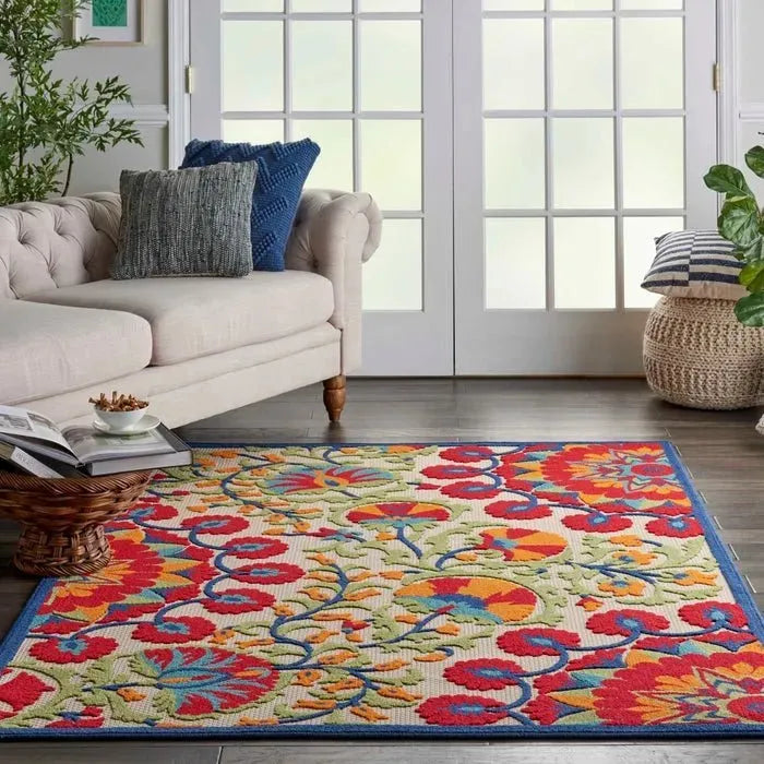 Aloha ALH20 Red/Multi Rug