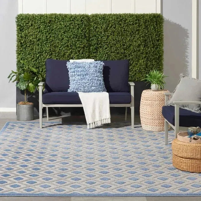 Aloha ALH26 Blue/Grey Area Rug