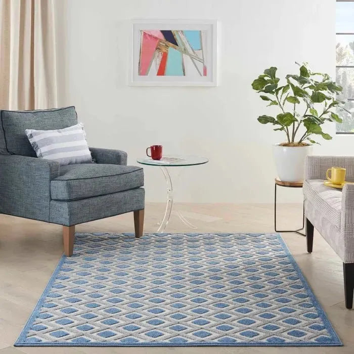Aloha ALH26 Blue/Grey Area Rug