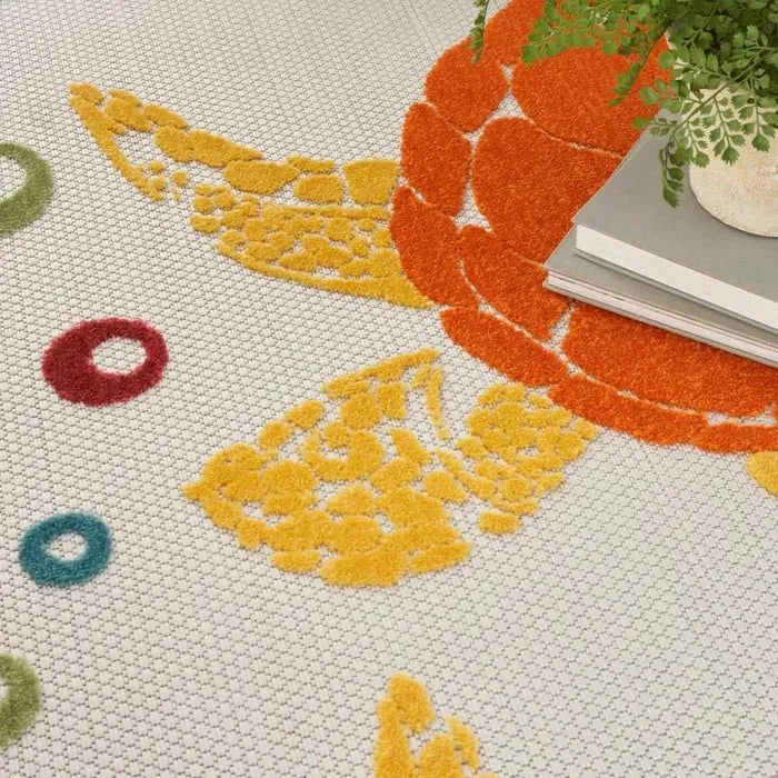 Aloha ALH27 Teal/Multi Area Rug