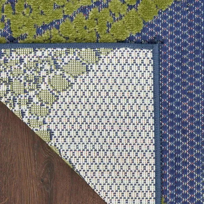 Aloha ALH28 Blue/Multicolor Area Rug