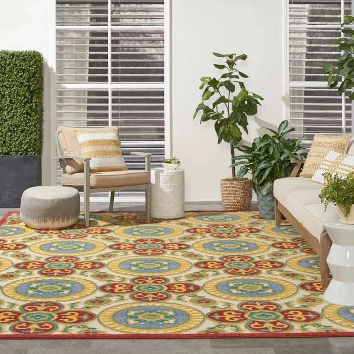 Aloha ALH30 Red/Multi Area Rug - Rug & Home