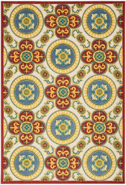 Aloha ALH30 Red/Multi Area Rug - Rug & Home