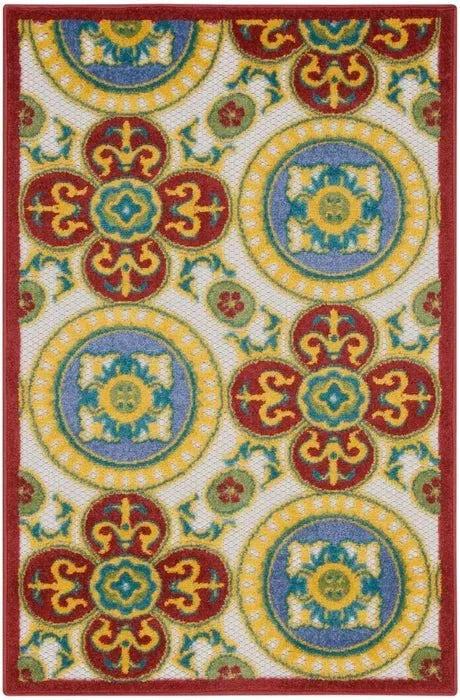 Aloha ALH30 Red/Multi Area Rug - Rug & Home