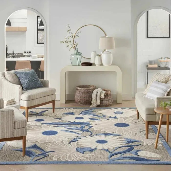 Aloha ALH33 Blue/Grey Area Rug