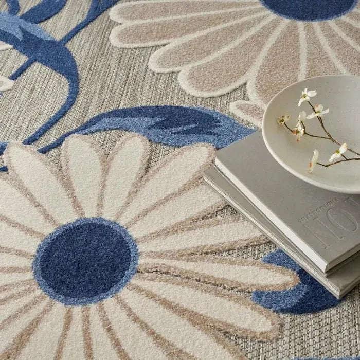 Aloha ALH33 Blue/Grey Area Rug