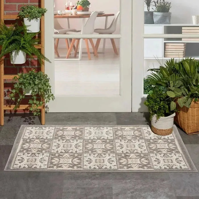 Aloha ALH34 Ivory/Grey Area Rug