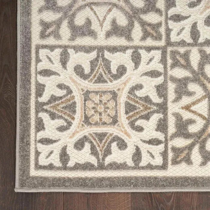 Aloha ALH34 Ivory/Grey Area Rug