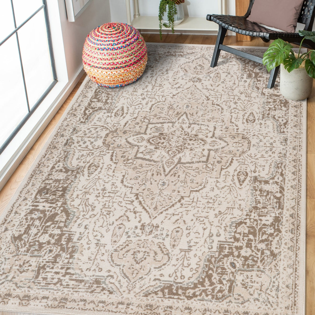 Alpine ALP-12 Light Cream Rug - Rug & Home