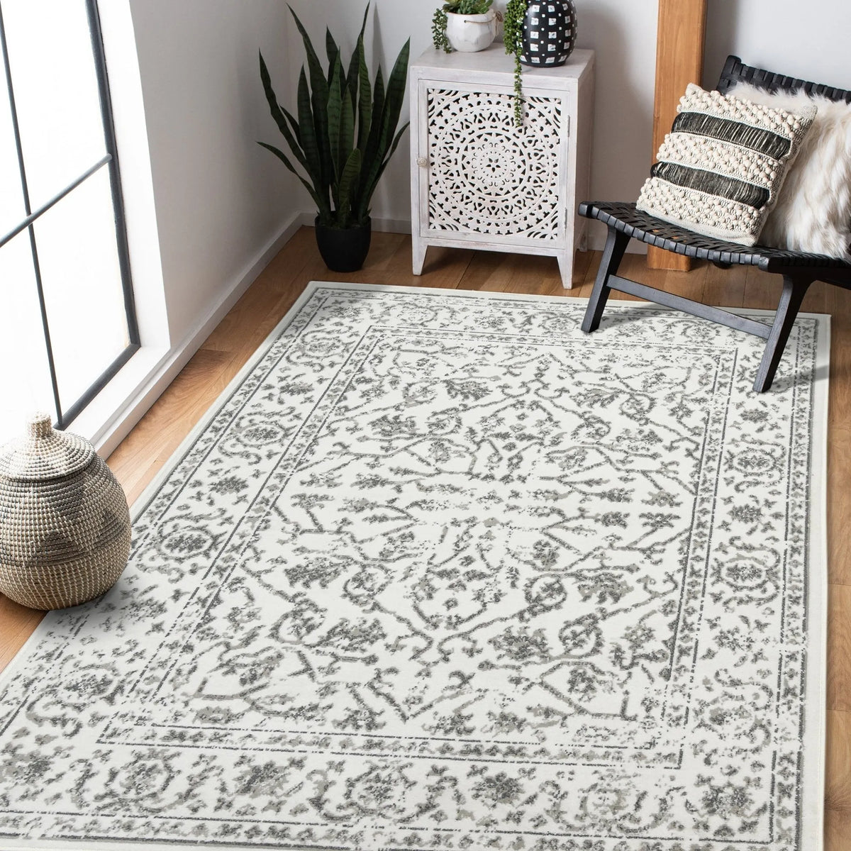 Alpine ALP-8 Light Grey Rug - Rug & Home