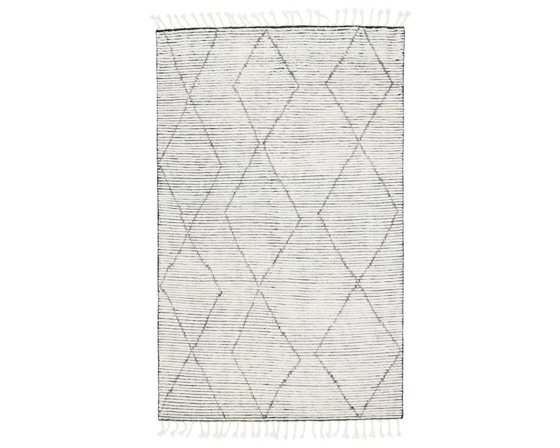 Alpine ALP03 Ammil Cream/Black Rug