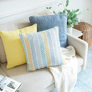 Altair 03455YGN Yellow/Green Pillow - Rug & Home