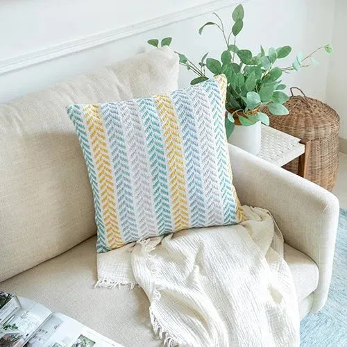 Altair 03455YGN Yellow/Green Pillow