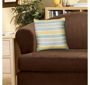 Altair 03455YGN Yellow/Green Pillow - Rug & Home