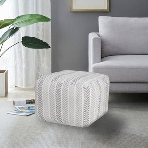 Altair 34045GRY Grey Pouf - Rug & Home