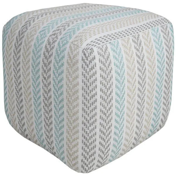 Altair 34046TUR Turquoise Pouf - Rug & Home