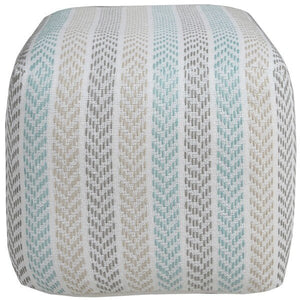 Altair 34046TUR Turquoise Pouf - Rug & Home