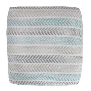 Altair 34046TUR Turquoise Pouf - Rug & Home