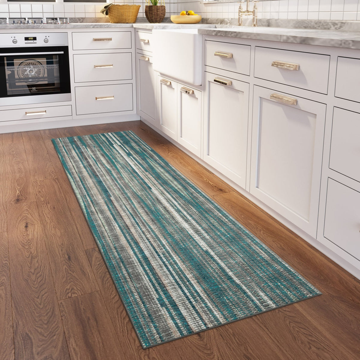 Amador AA1 Teal Rug - Rug & Home