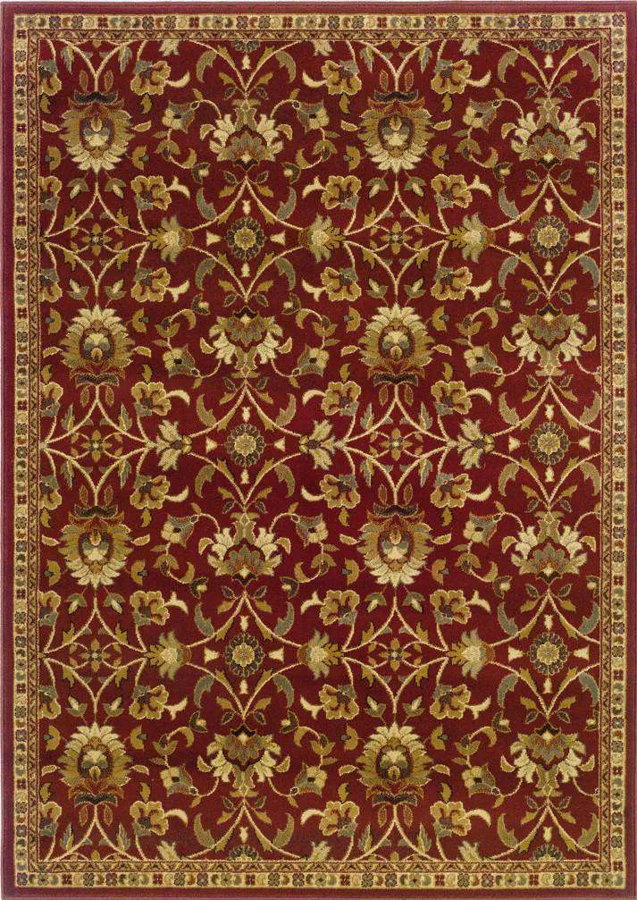 Amelia 2331R Red/ Ivory Rug - Rug & Home