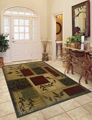 Amelia 260X Beige/ Red Rug - Rug & Home