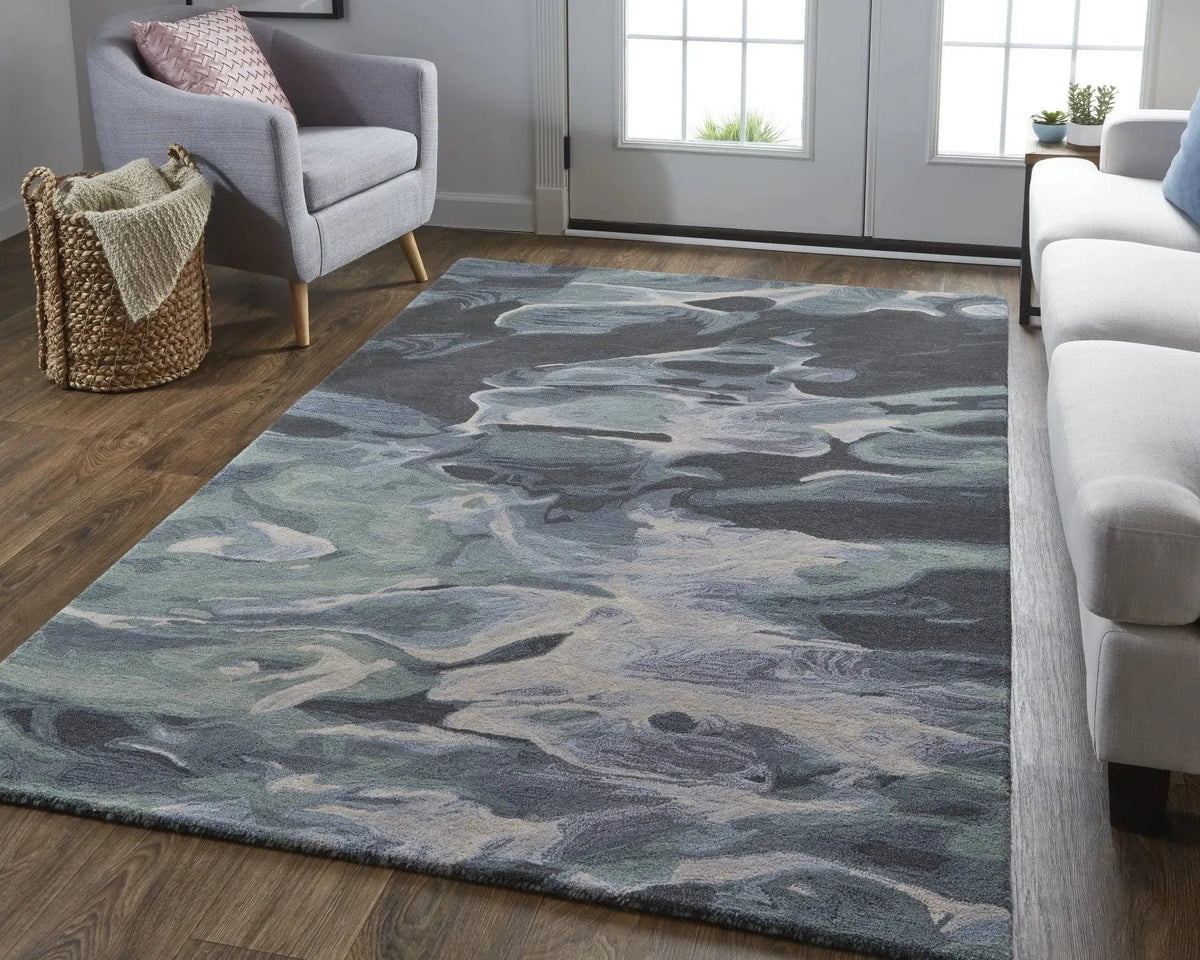 Amira 8635F Green/Blue Rug