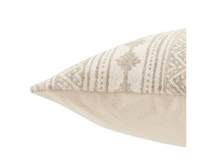 Amulet AMU03 Grey/Cream Pillow - Rug & Home