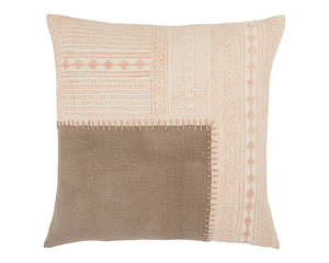Amulet AMU04 Light Pink/Grey Pillow - Rug & Home